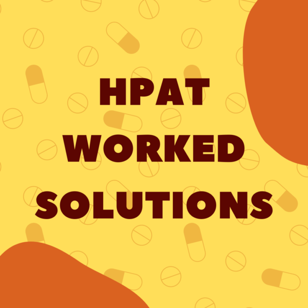 HPAT Video Recorded Worked Solutions Bundle